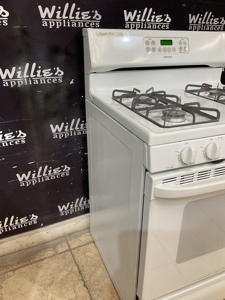 Hotpoint Used Natural Gas Stove 30inches (White) 