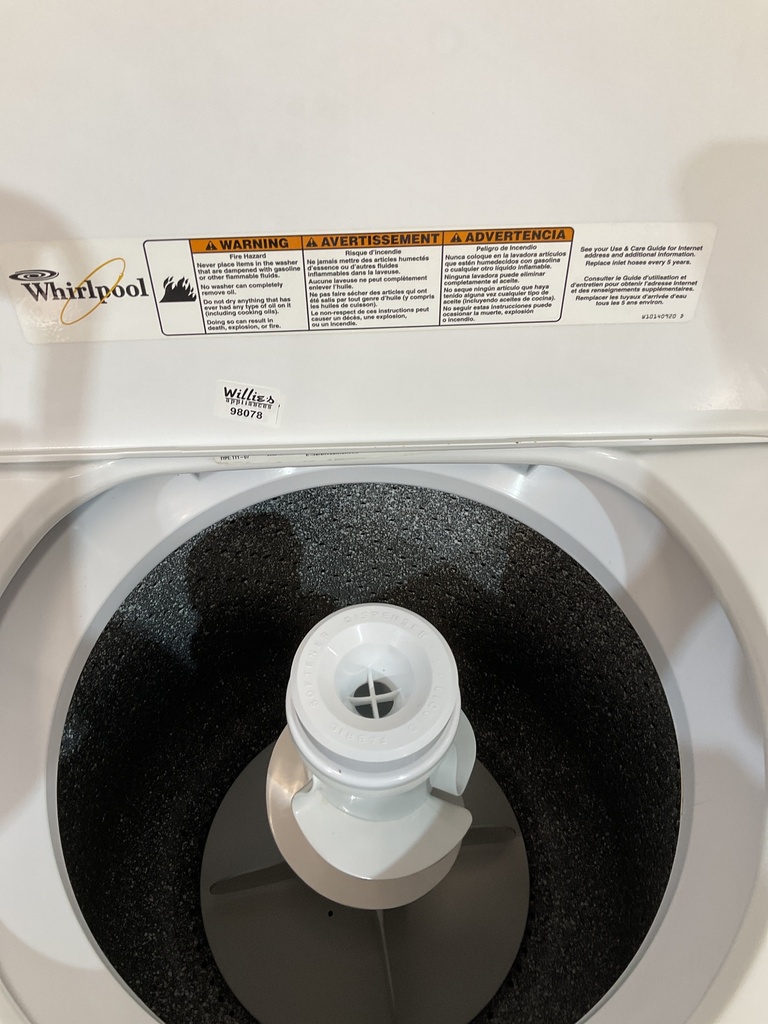 Whirlpool Used Washer Top-load 27inches (White) 