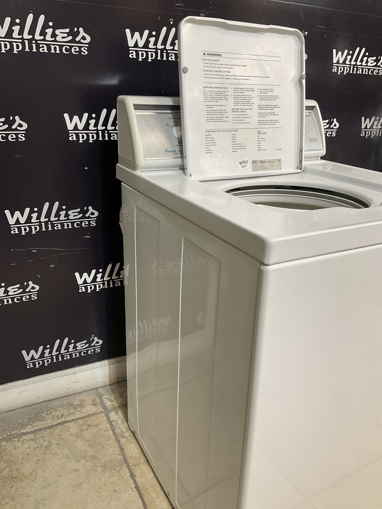 Amana Used Washer Top-load 25 1/2” inches (White) 