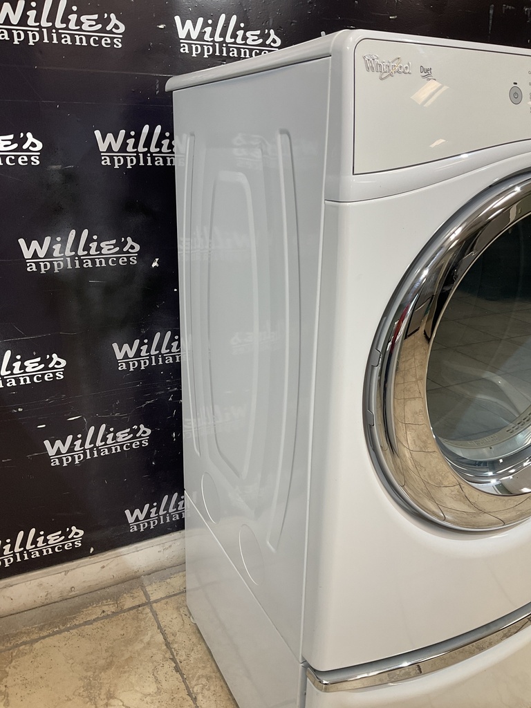 Whirlpool Used Electric Dryer 220volts (30 AMP) 27inches (White) 