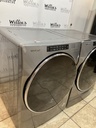 Whirlpool Used Natural Gas Set Washer/Dryer Front-load 27inches (Grey)