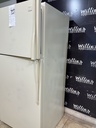 Whirlpool Used Refrigerator Top and Bottom 30x65 1/2” (Bisque)
