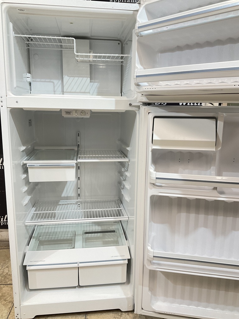 Ge Used Refrigerator Top and Bottom 28x67 (White) 