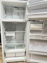 Ge Used Refrigerator Top and Bottom 28x67 (White) 