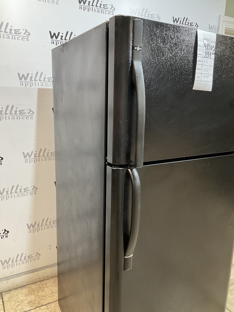 Kenmore Used Refrigerator Top and Bottom 30x65 1/2” (Black) 