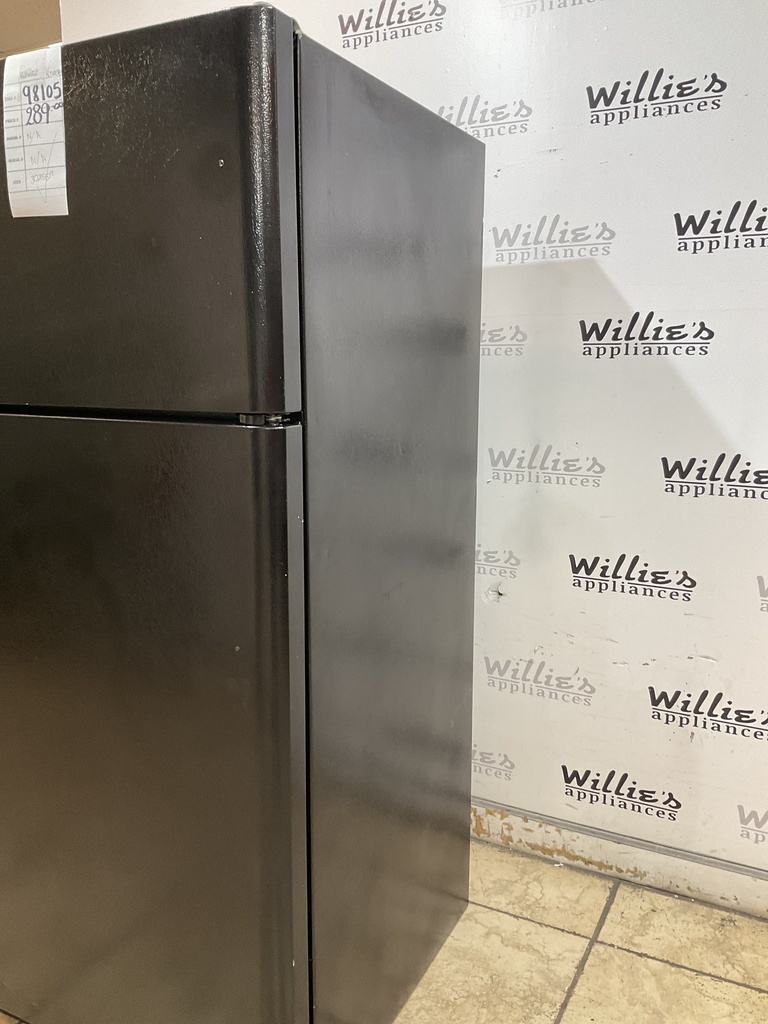 Kenmore Used Refrigerator Top and Bottom 30x65 1/2” (Black) 