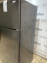 Whirlpool Used Refrigerator Top and Bottom 30x65 1/2” (Black) 