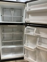 Whirlpool Used Refrigerator Top and Bottom 30x65 1/2” (Black) 