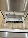 Ge Used Refrigerator Top and Bottom Mount 30x67 1/2” (Stainless Steel) 