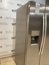 Whirlpool Used Refrigerator Side by Side 36x68 1/2” (Stainless Steel) 