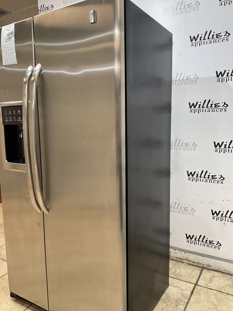 Ge Used Refrigerator Side by Side Counter Depth 36x69 1/2” (Stainless Steel) 