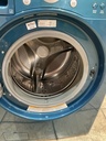Lg Used Electric Set Washer/Dryer Front-load 27inches {3 prong} (Bahama Blue) 