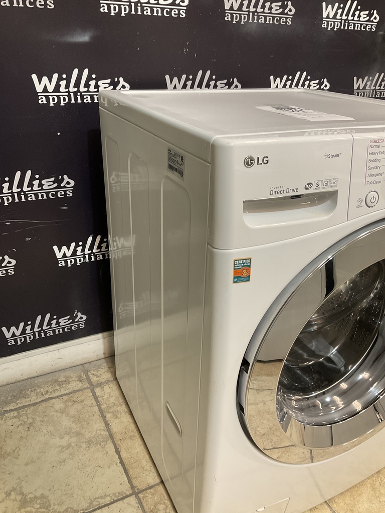 Lg Used Washer front-load 27inches (White) 