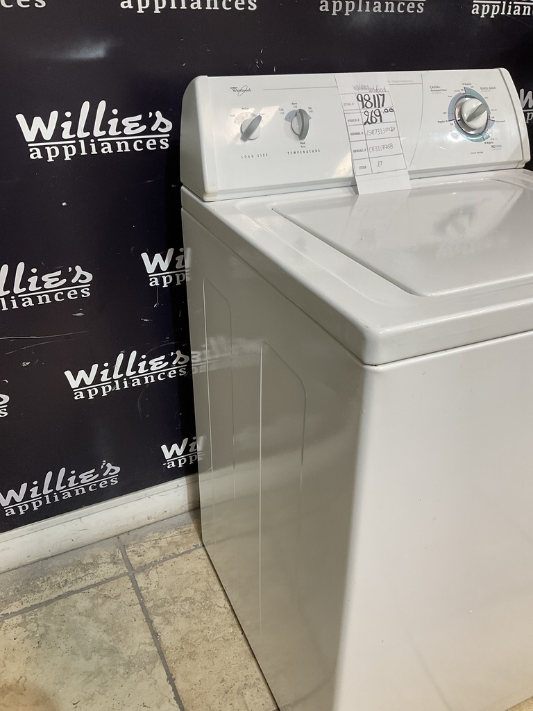 Whirlpool Used Washer Top-load 27inches (White)