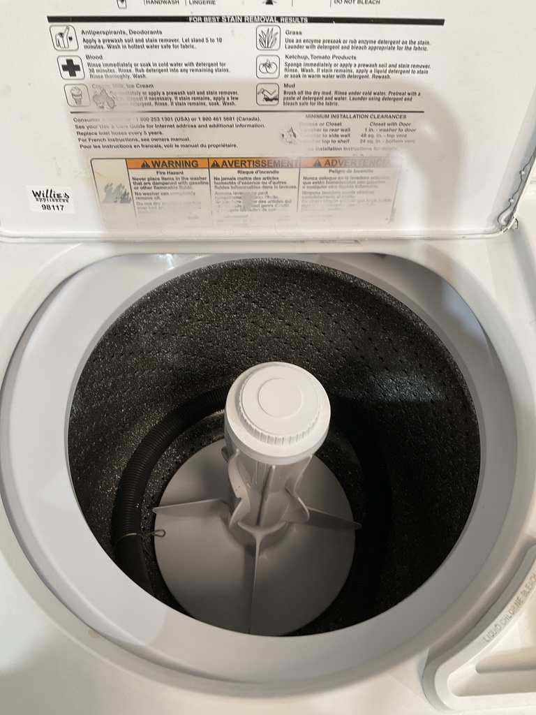 Whirlpool Used Washer Top-load 27inches (White)