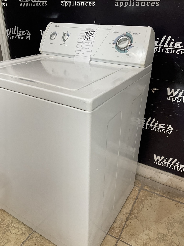 Whirlpool Used Washer Top-load 27inches (White)