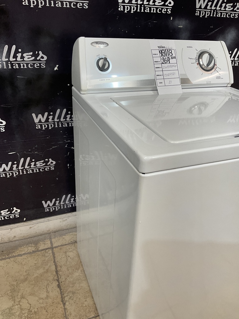 Whirlpool Used Washer Top-load 27inches (White) 