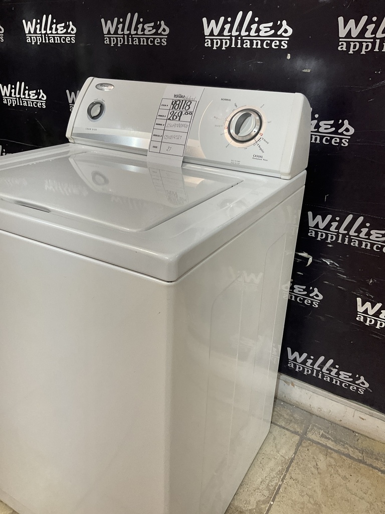 Whirlpool Used Washer Top-load 27inches (White) 