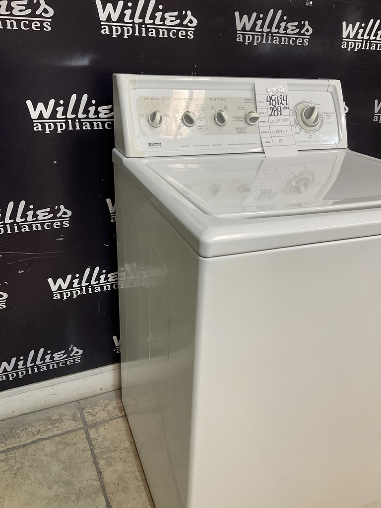 Kenmore Used Washer Top-load 27inches (White) 