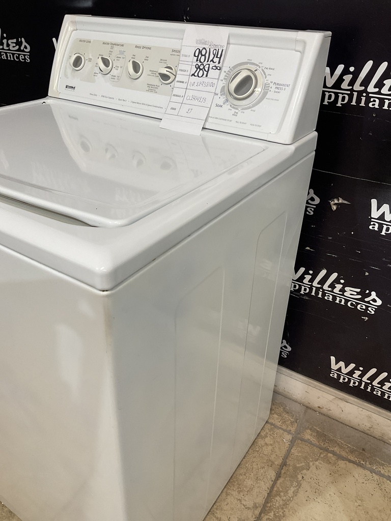 Kenmore Used Washer Top-load 27inches (White) 