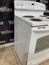 Ge Used Electric Stove 220volts (40/50 AMP) 30inches {4 prong} (White) 