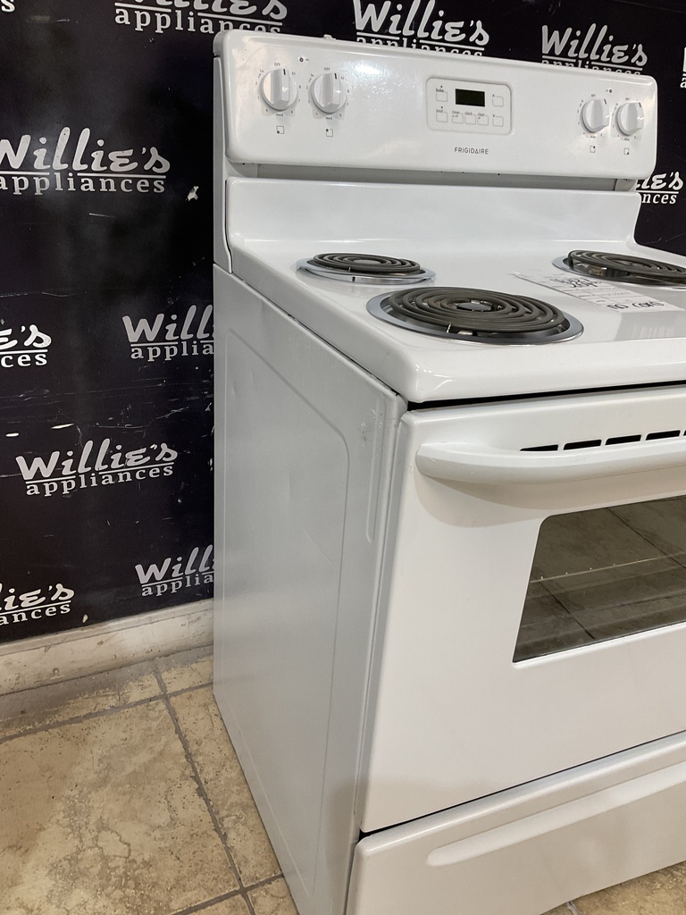 Frigidaire Used Electric Stove 220volts (40/50 AMP) 30inches {no cord} (White) 