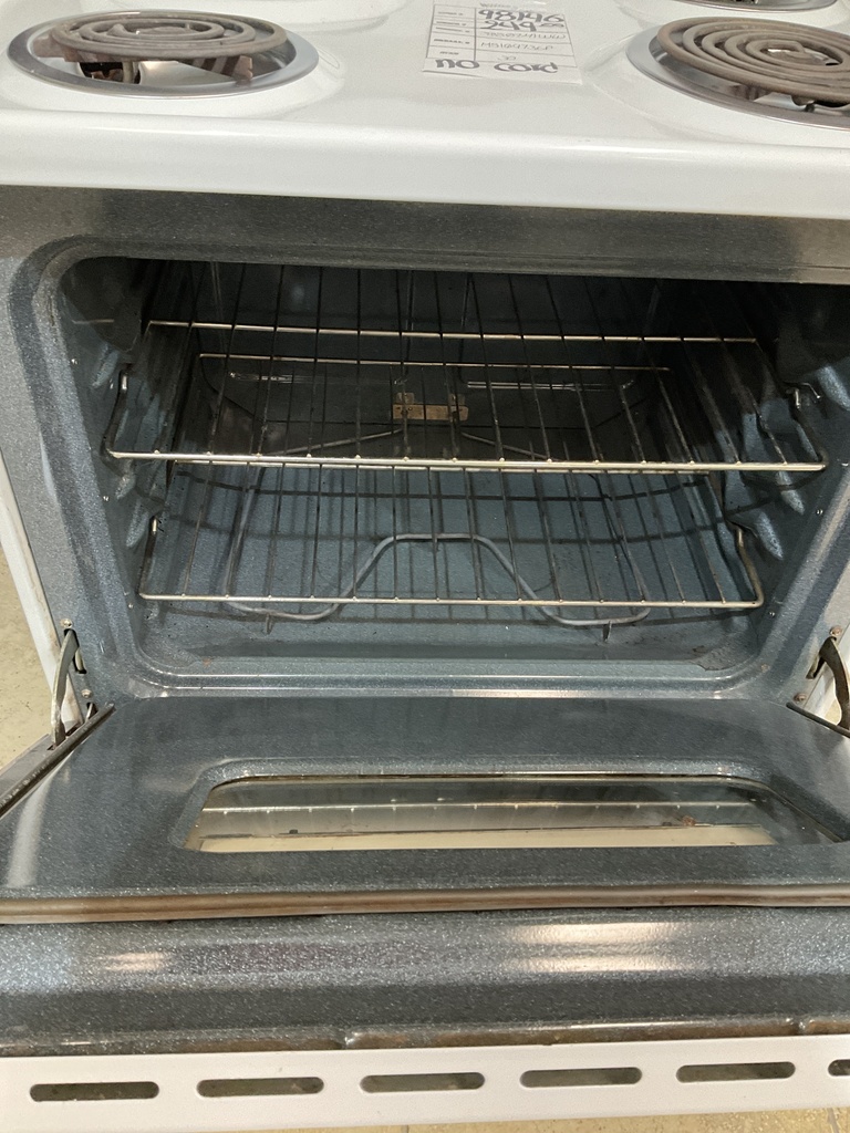 Ge Used Electric Stove 220volts (40/50 AMP) 30inches {no cord} (White) 