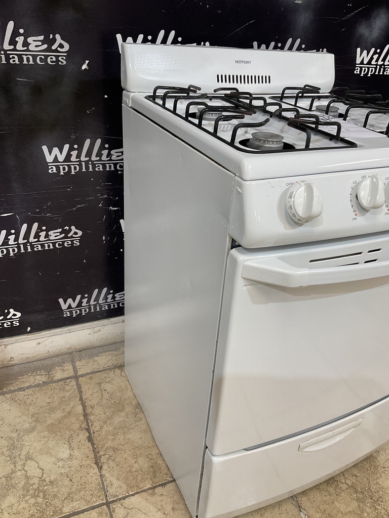Hotpoint Used Natural Gas Stove 24inches (White) 