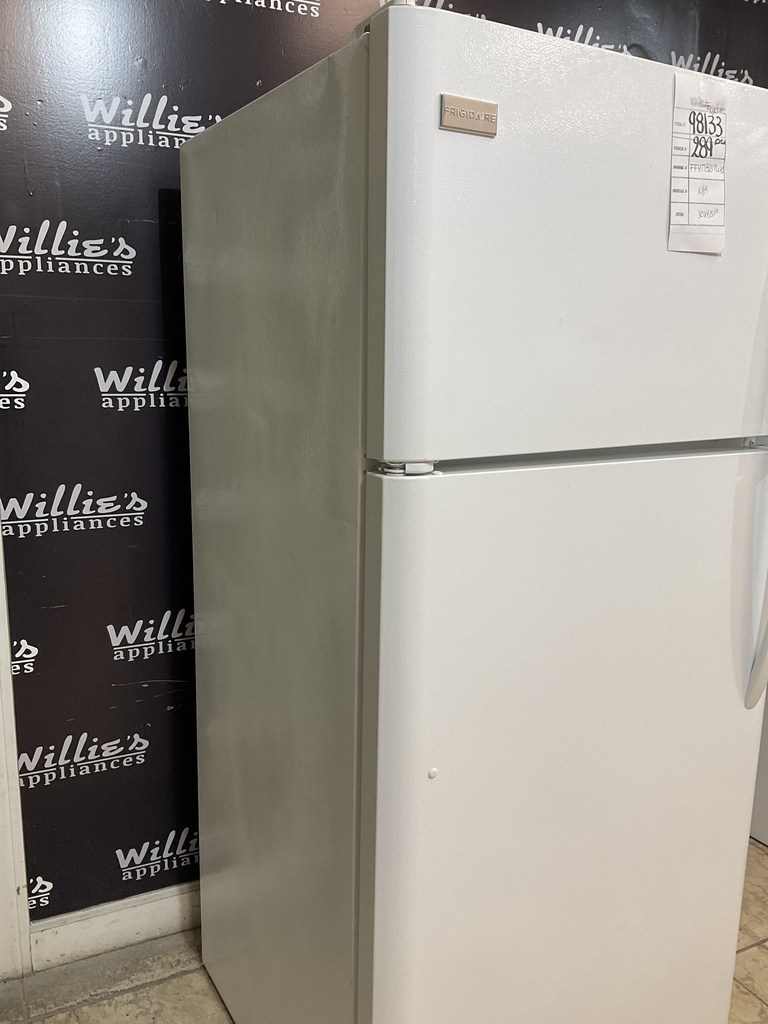 Frigidaire Used Refrigerator Top and Bottom 30x65 1/2’ (White) 