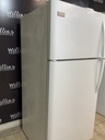 Frigidaire Used Refrigerator Top and Bottom 30x65 1/2” (White) 