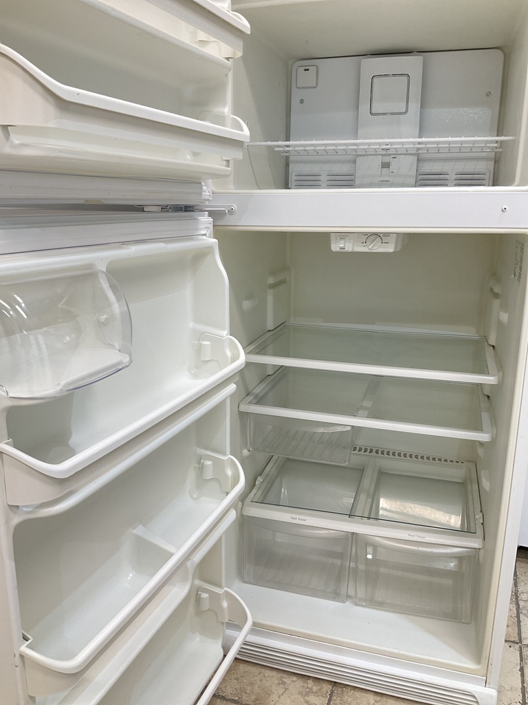 Frigidaire Used Refrigerator Top and Bottom 30x65 1/2” (White) 