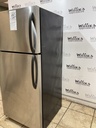 Frigidaire Used Refrigerator Top and Bottom 28x64 1/2” (Stainless Steel) 