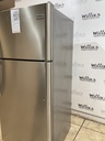 Frigidaire Used Refrigerator Top and Bottom 30x66 (Stainless Steel)