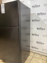 Ge Used Refrigerator Top and Bottom 30x66 1/2” (Black) 