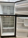 Ge Used Refrigerator Top and Bottom 30x66 1/2” (Black) 