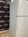 Whirlpool Used Refrigerator Top and Bottom 30x65 1/2” (White) 