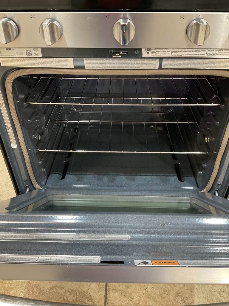 Whirlpool Used Natural Gas Stove 30inches (Stainless Steel)