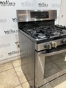 Lg Used Natural Gas Stove 30inches (Black Stainless) 