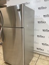 Frigidaire Used Refrigerator Top and Bottom 30x65 1/2” (Stainless Steel) 