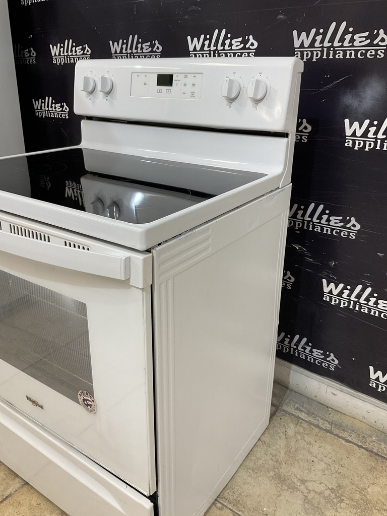 Whirlpool Used Electric Stove 220volts (40/50 AMP) 30inches {no cord} (White) 