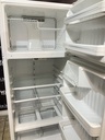Ge Used Refrigerator Top and Bottom 28x67 (White) 