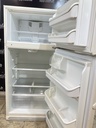 Frigidaire Used Refrigerator Top and Bottom 30x65 1/2” (Bisque) 