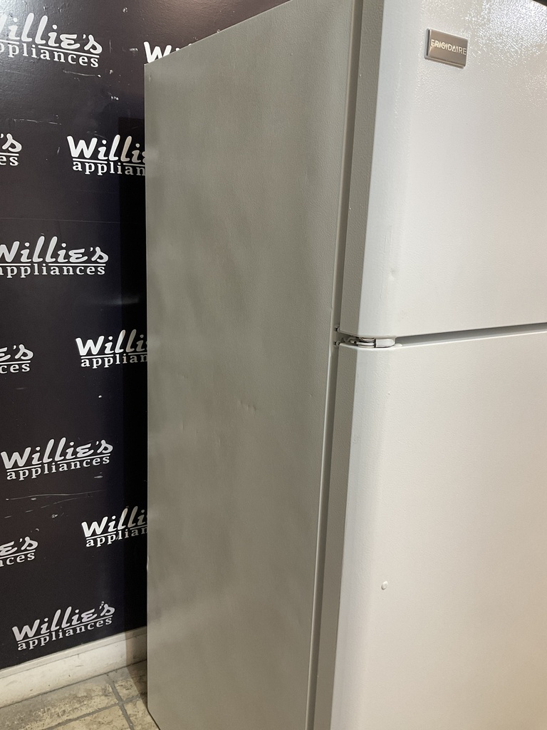 Frigidaire Used Refrigerator Top and Bottom 30x65 1/2” (White) 