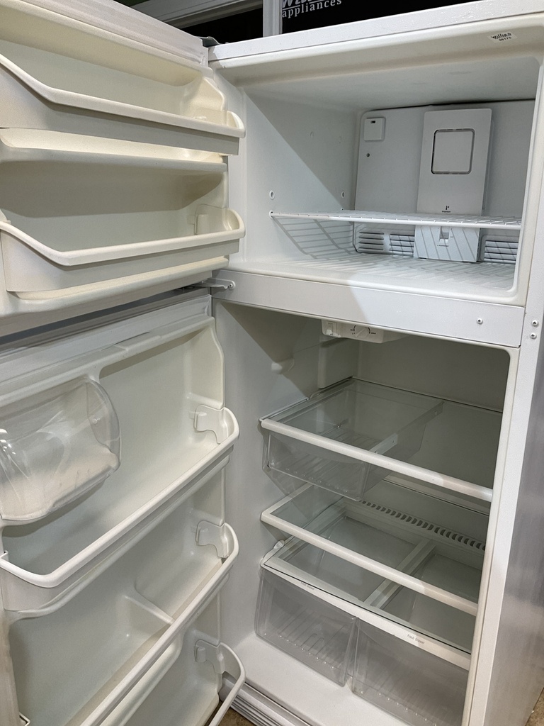 Frigidaire Used Refrigerator Top and Bottom 30x65 1/2” (White) 