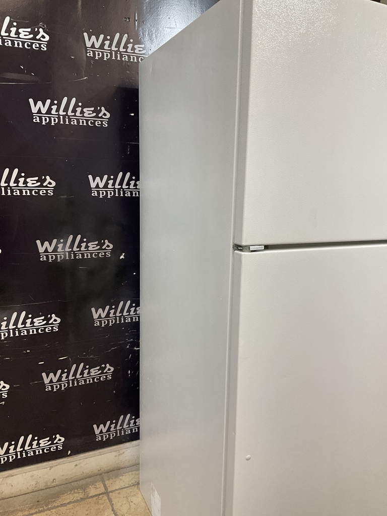 Whirlpool Used Refrigerator Top and Bottom 30x65 1/2” (White)