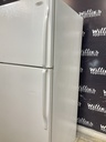 Whirlpool Used Refrigerator Top and Bottom 30x65 1/2” (White)