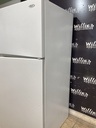 Whirlpool Used Refrigerator Top and Bottom 30x65 1/2” (White) 
