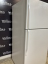 Whirlpool Used Refrigerator Top and Bottom 30x65 1/2” (White) 