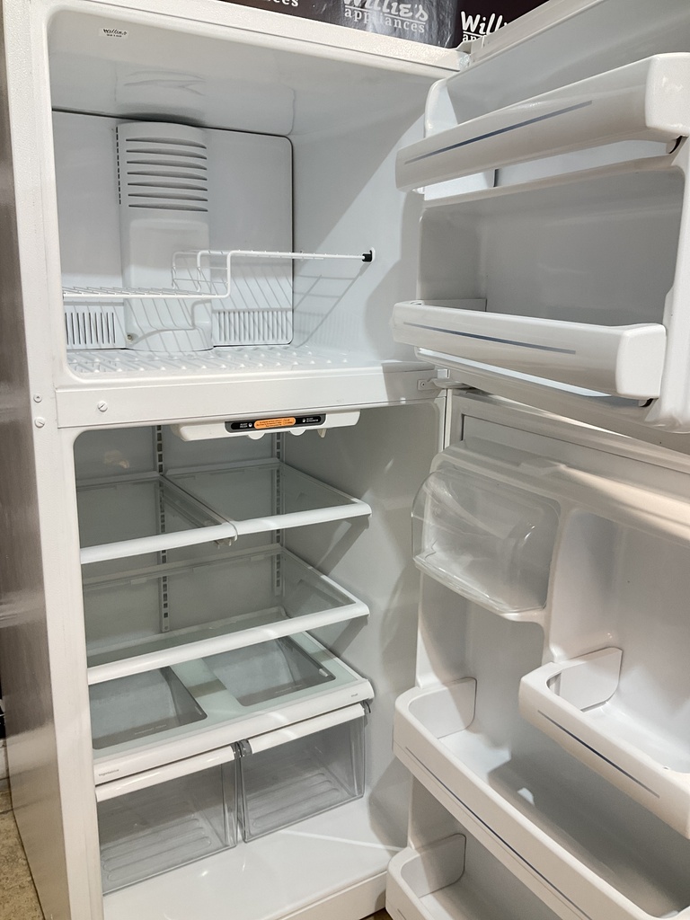 Ge Used Refrigerator Top and Bottom 30x66 1/2” (White) 