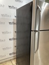 Frigidaire Used Refrigerator Top and Bottom 30x65 1/2” (Stainless Steel) 